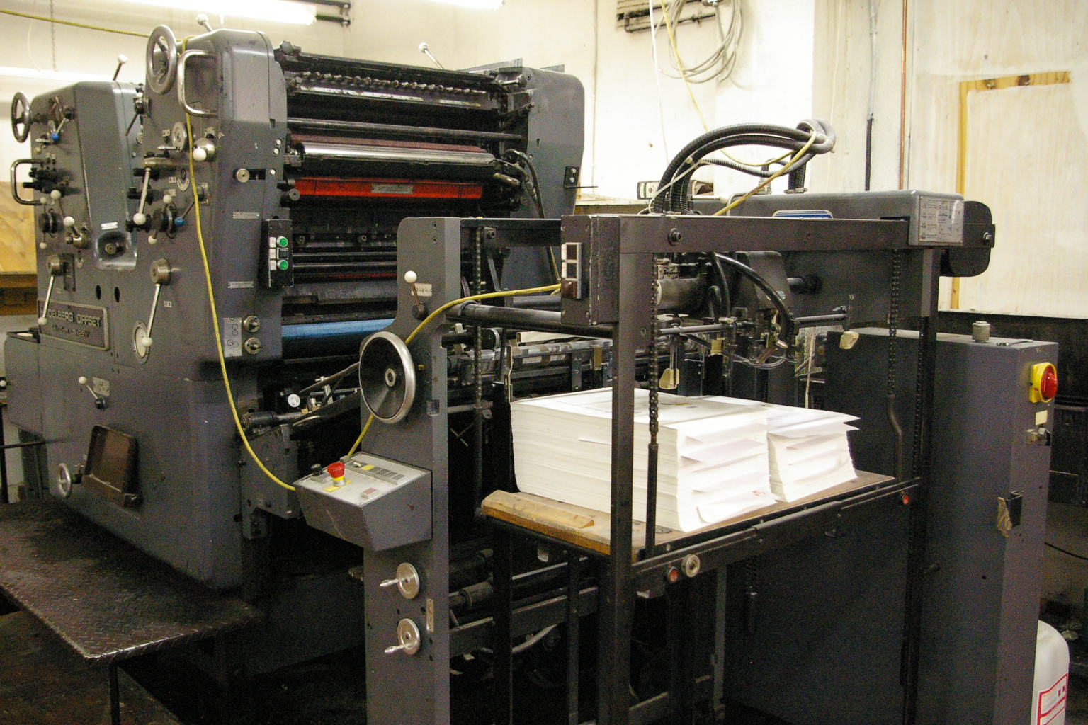 Two colour used offset printing machines HEIDELBERG SORKZ