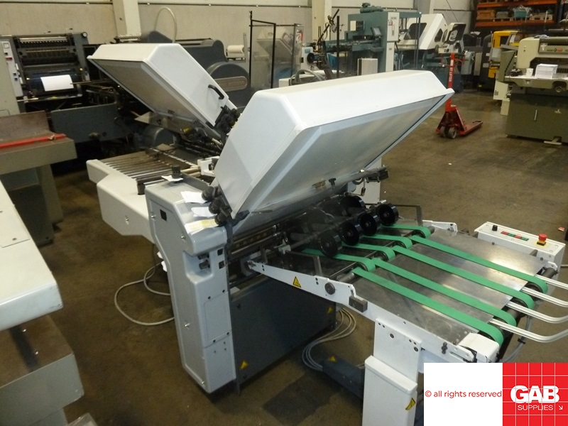 Used folder machines heidelberg stahlfolder ti-52 4/4 paper folding machine