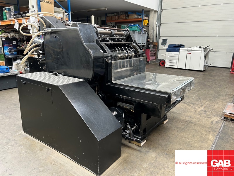 Used Die Cutters Finishing Machines 1955 Original Heidelberg Cylinder ...