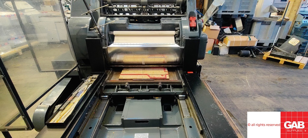 Used Die Cutters Finishing Machines 1955 original Heidelberg Cylinder ...