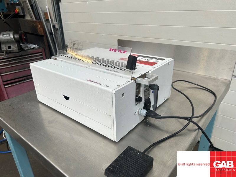 Used Other Machinery 2010 Renz DTP 340 Wiro Binder - desktop wire ...