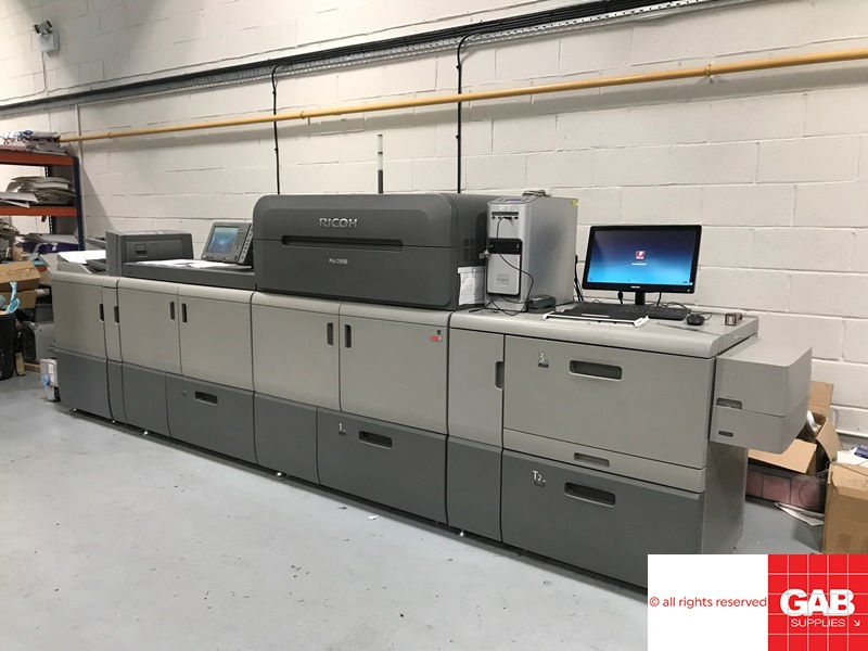 Used Other Machinery 2015 Ricoh Pro C9100 Long sheet 4 Colour Printer ...
