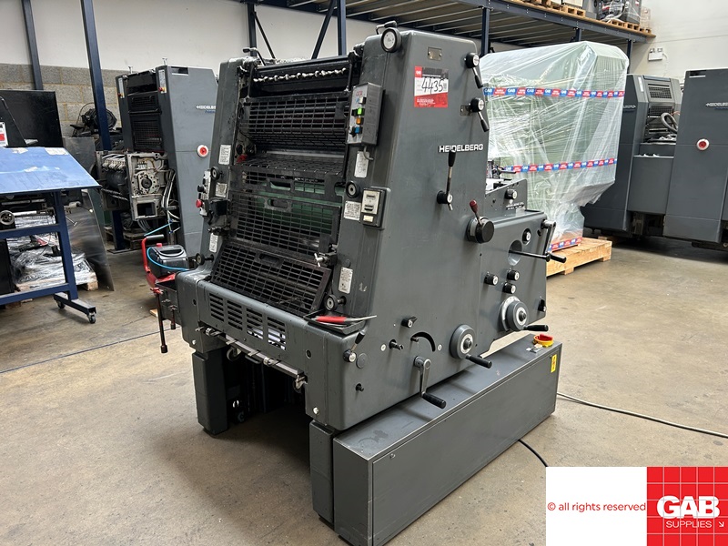 Single colour used offset printing machines Cheap Heidelberg GTO 52 one ...