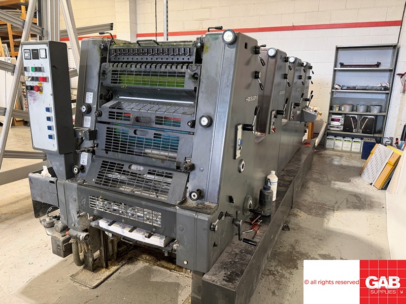 Four colour used offset printing machines Cheap Heidelberg GTO 52-4 ...