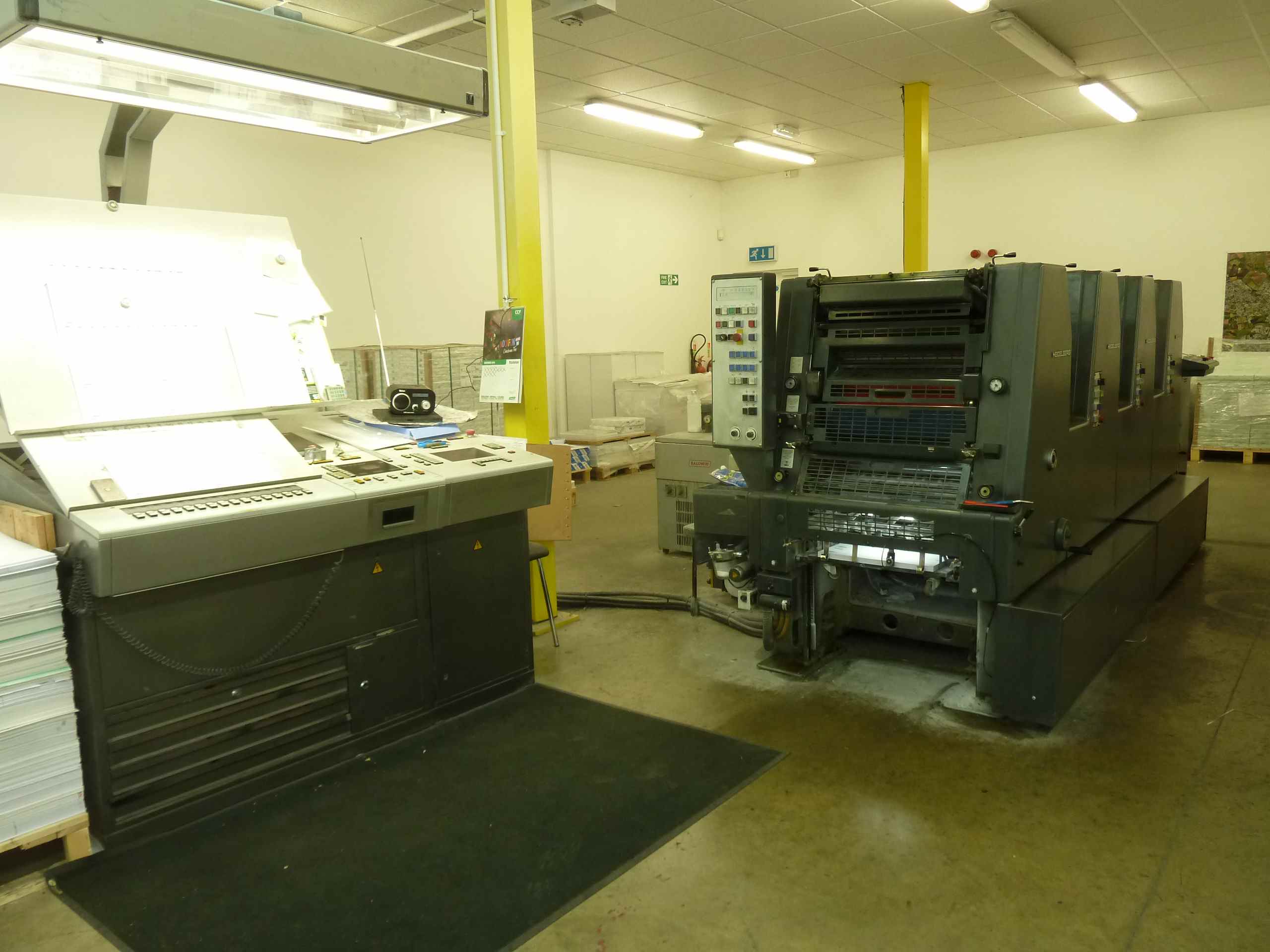 USED HEIDELBERG GTO 52-VS FOUR COLOUR OFFSET