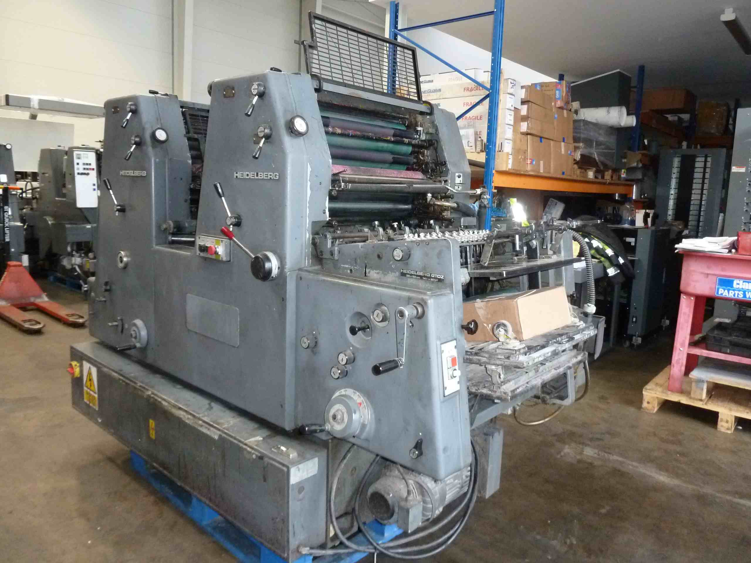 USED HEIDELBERG GTO 52 Z 2 COLOUR OFFSET
