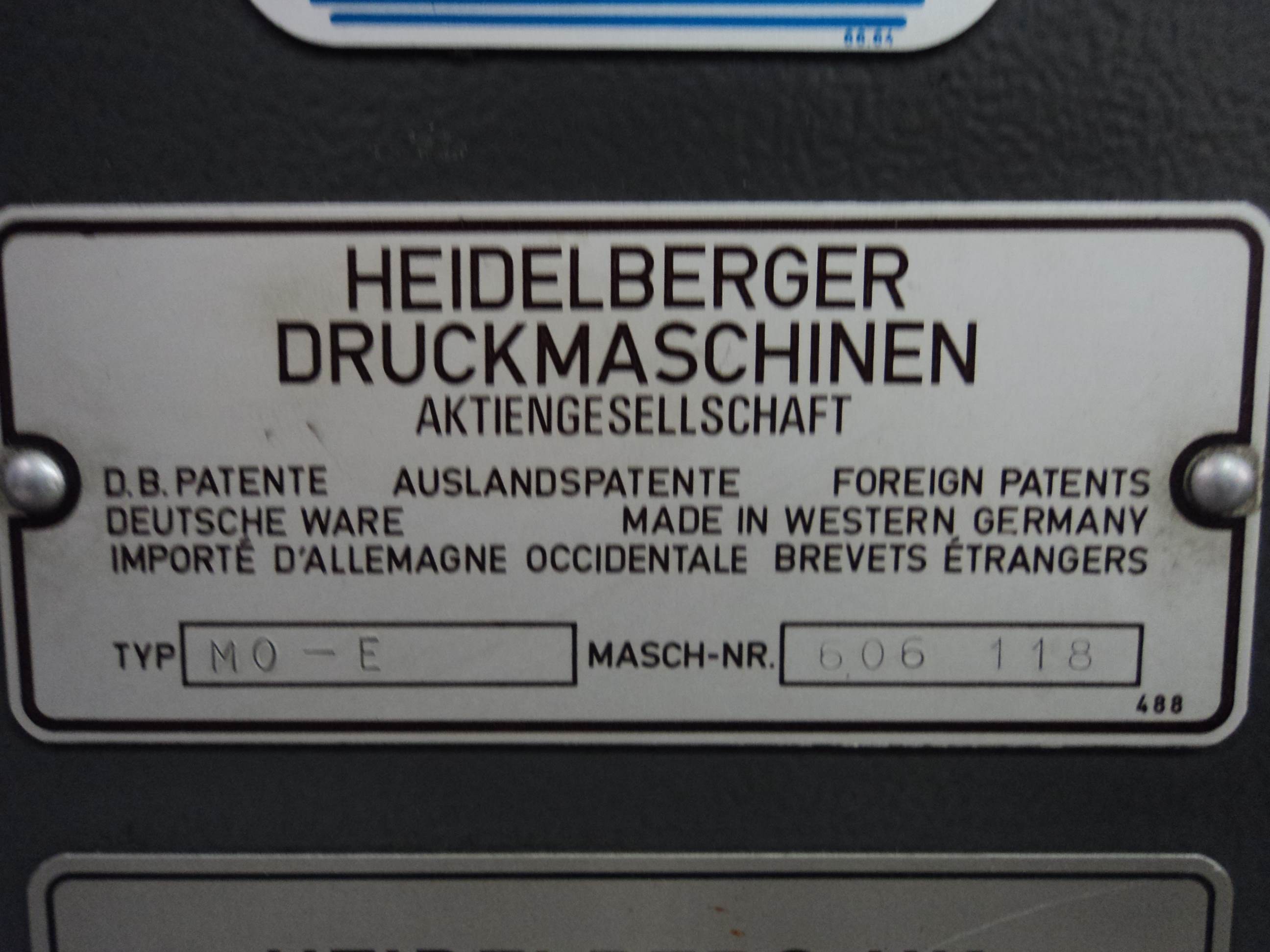 HEIDELBERG MO-E OFFSET