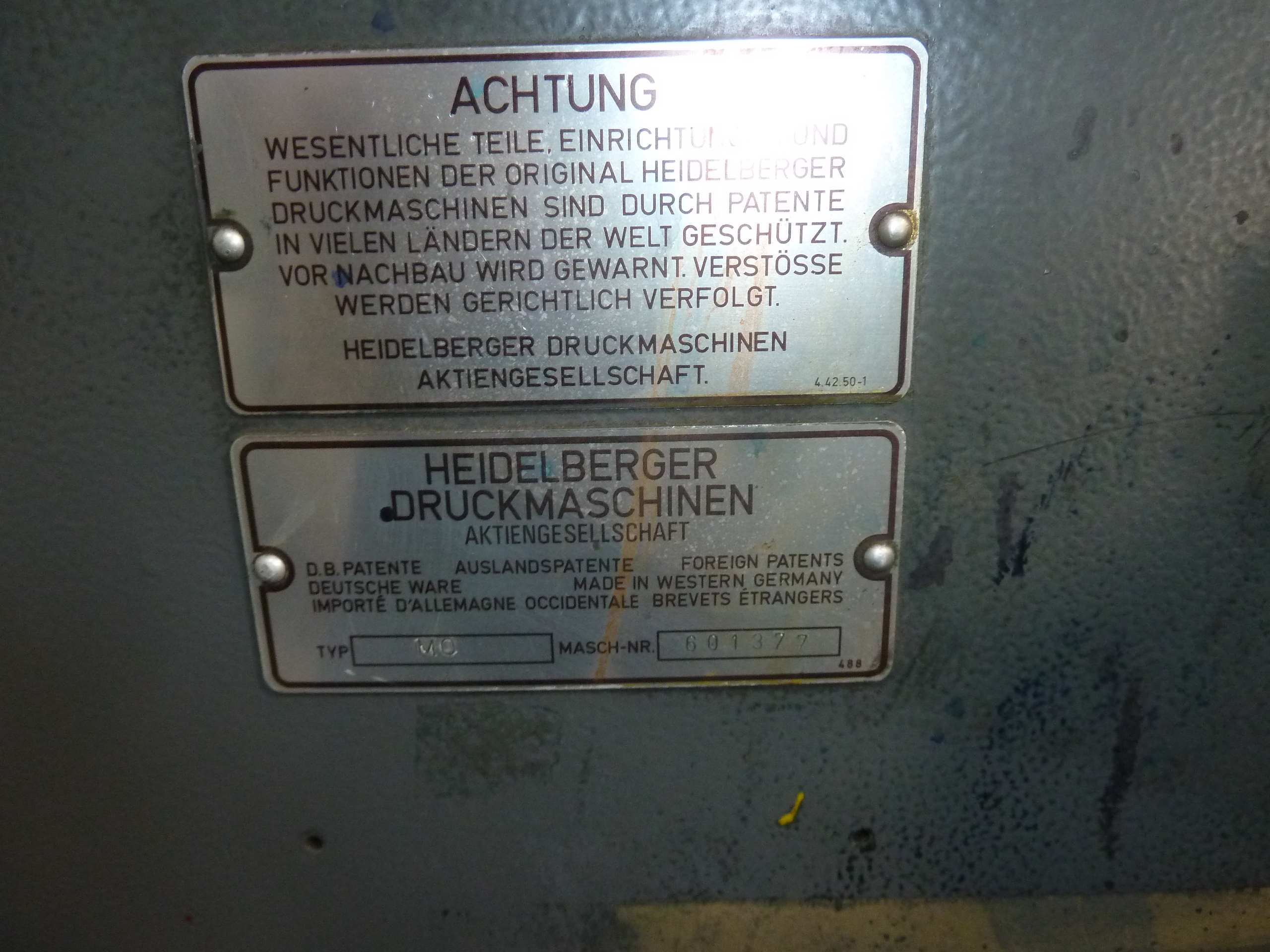 HEIDELBERG MO-E OFFSET 