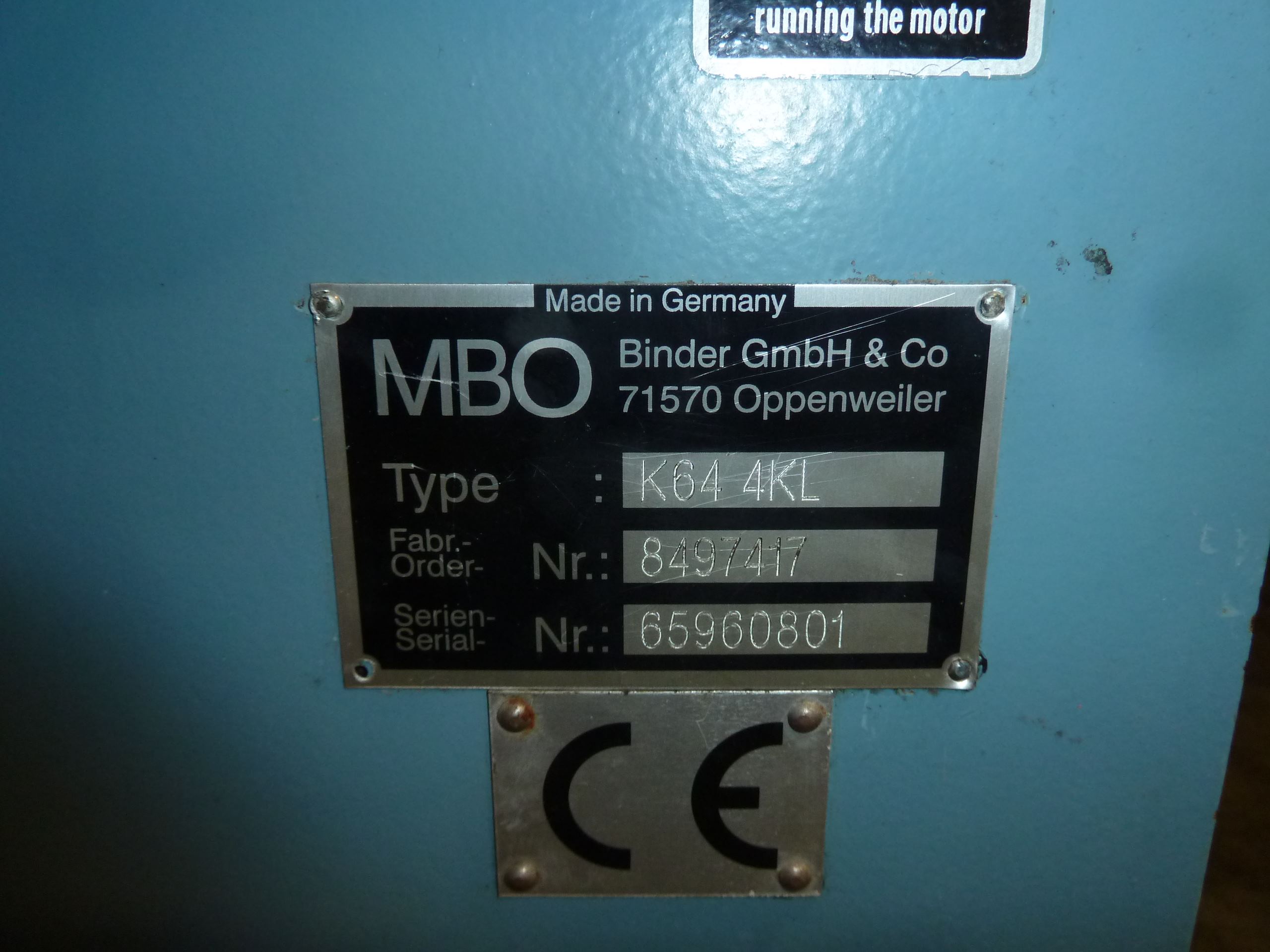 MBO K-64 4KTL FOLDING MACHINE