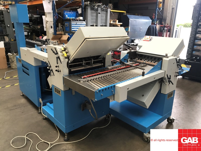 Used folder machines Refurbished guk fa36-4-4k saf pocket folding ...