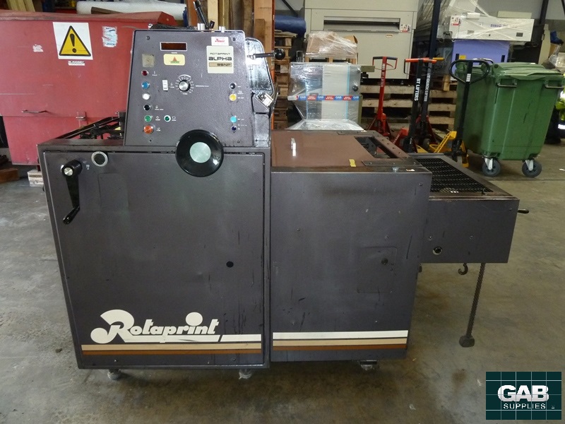 Single colour used offset printing machines ROTAPRINT ALPHA 95 NP OFFSET