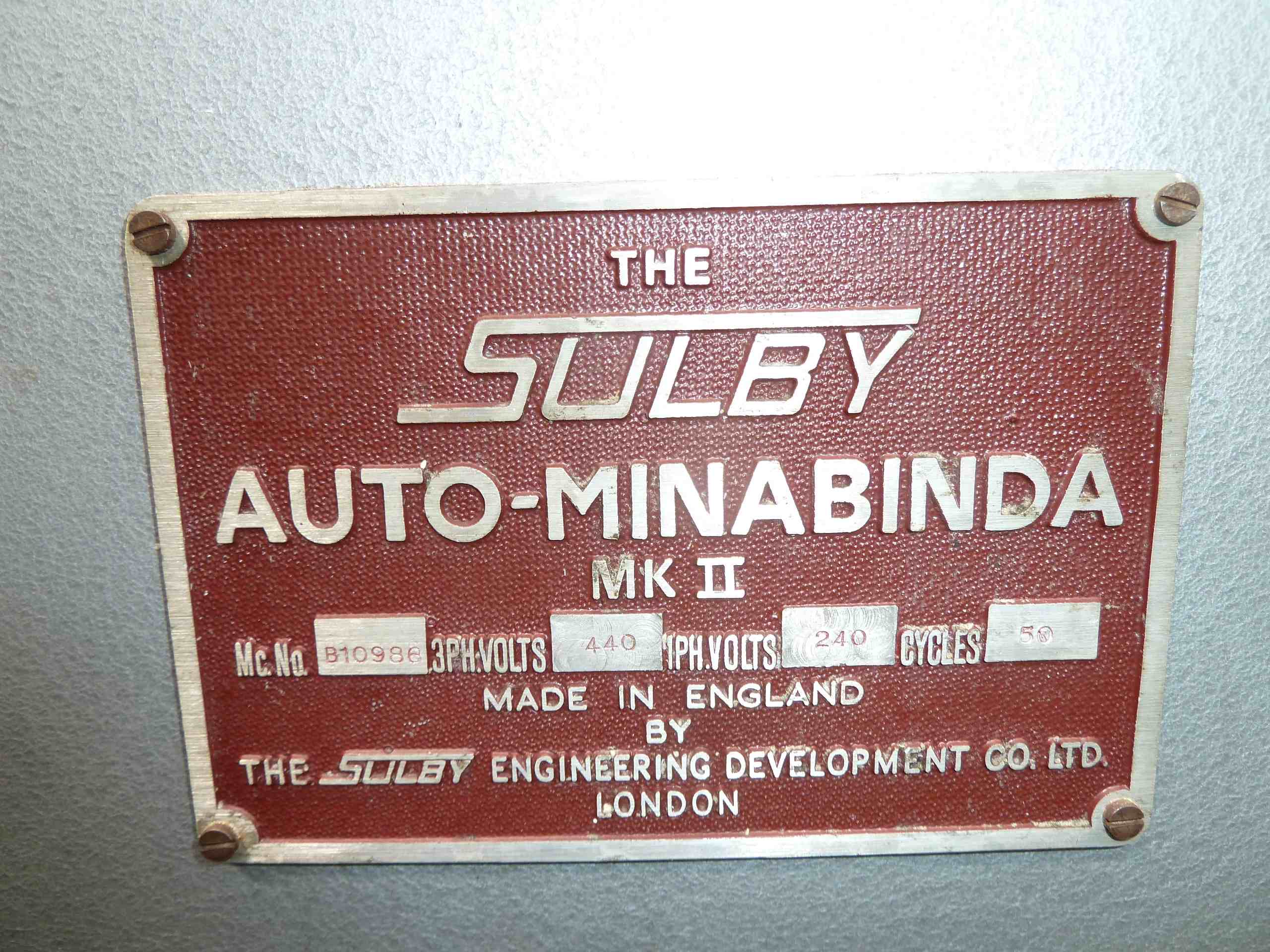 SULBY MKII PERFECT BINDER