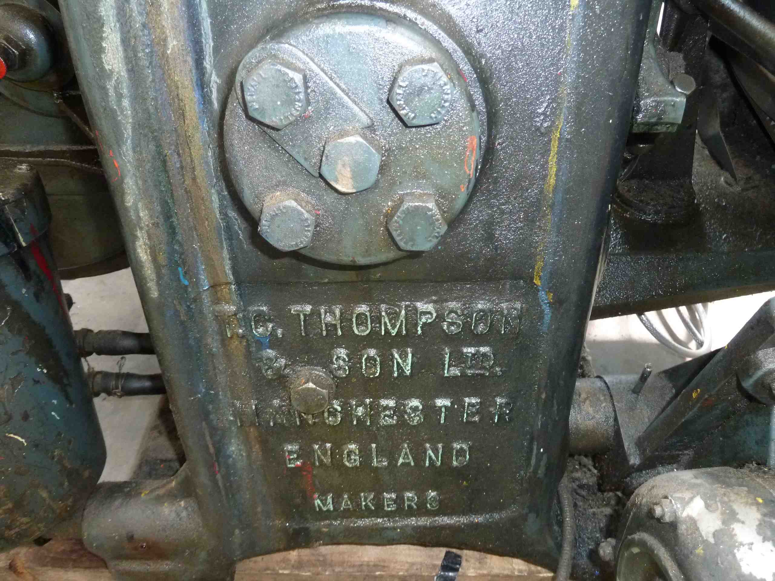 Used Die Cutters Finishing Machines THOMPSON CROWN PLATEN 10 x 15