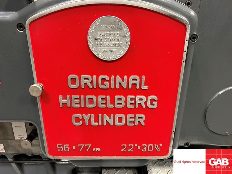 Used Die Cutters Finishing Machines Used Heidelberg SBG Cylinder ...