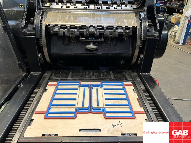 Used Die Cutters Finishing Machines Used Heidelberg SBG cylinder die ...