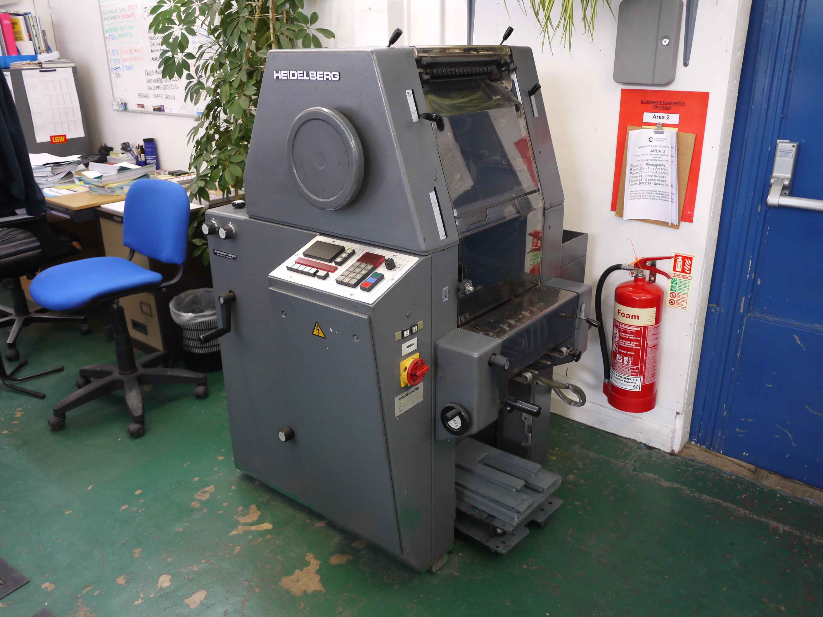 Single colour used offset printing machines USED HEIDELBERG TOK OFFSET