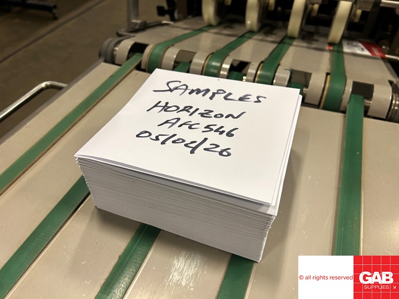 Used folder machines Used Horizon AFC 546AKT high speed paper folding ...