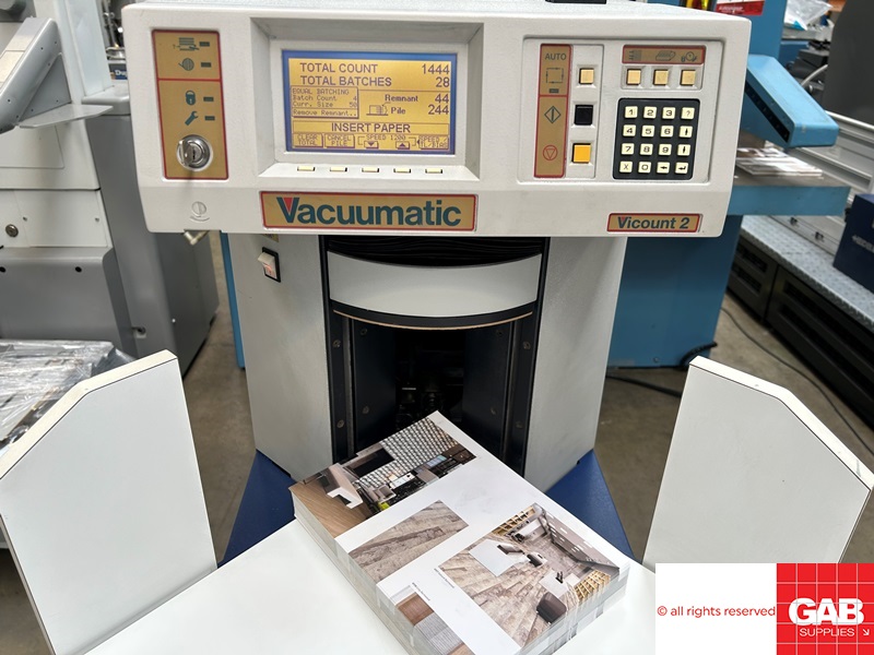 Used Other Machinery Used Paper Counting Machine - Vaccumatic Vicount 2 ...