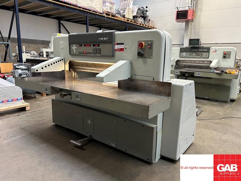 Used guillotine machines Used Polar 115 EM paper cutter machine for sale