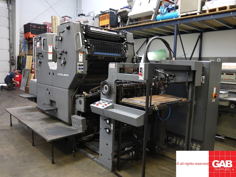 Two colour used offset printing machines Used Heidelberg SORMZ two ...