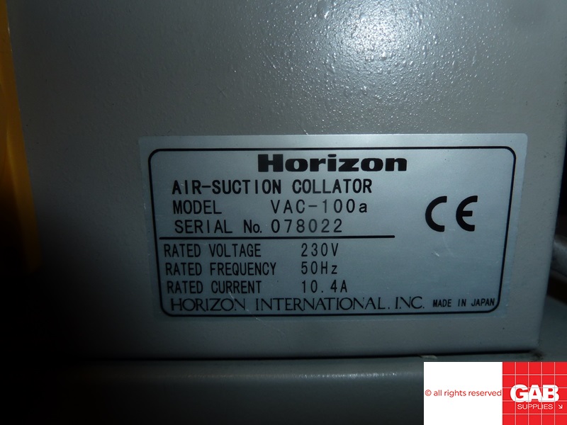 Horizon VAC-100 with SPF-20A + FC-20A booklet maker 