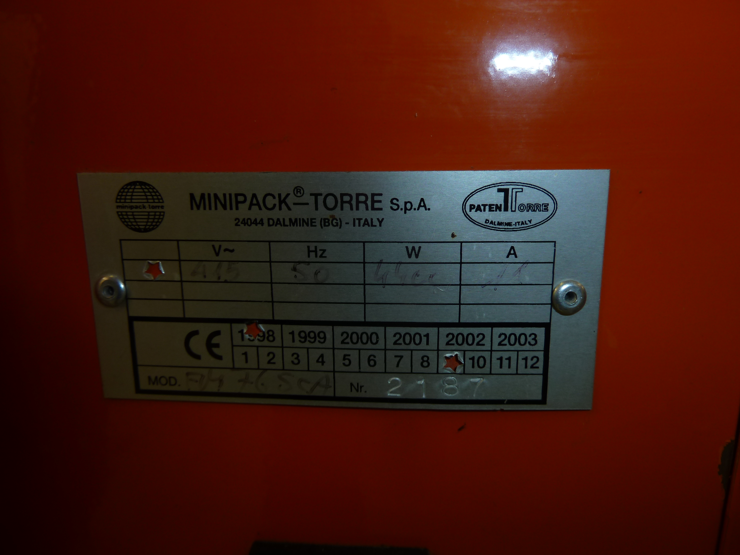 Used Other Machinery Minipack Torre Shrink Wrapping Machine