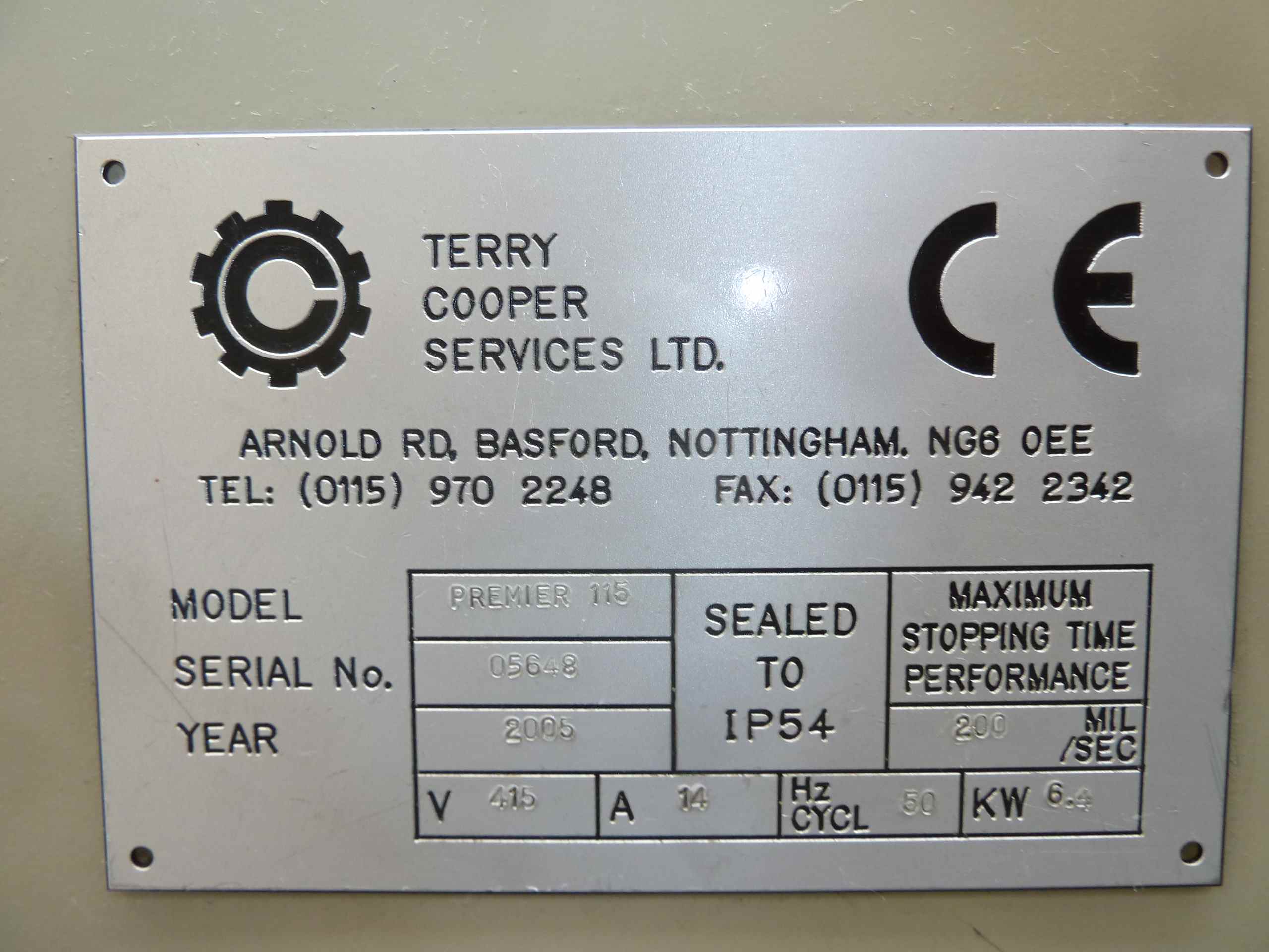 TERRY COOPER 115 CM GUILLOTINE
