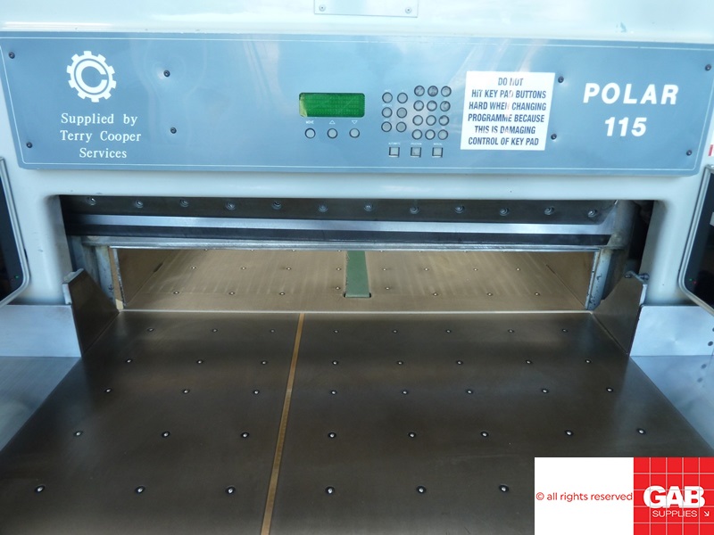 used polar guillotines - Polar 115 CE 