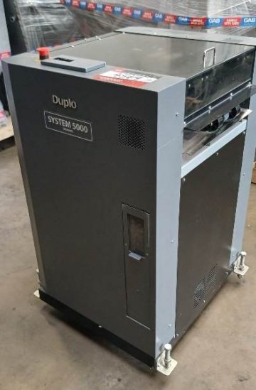 Saddle Stitching
 Used finishing machines 2011 Duplo DBM-500T inline fore-edge trimmer for sale - Duplo System 5000