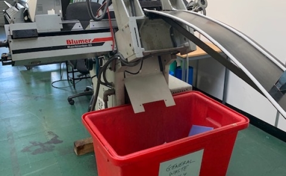Used Die Cutters Finishing Machines Atlas blumer D-18 M label punching ...