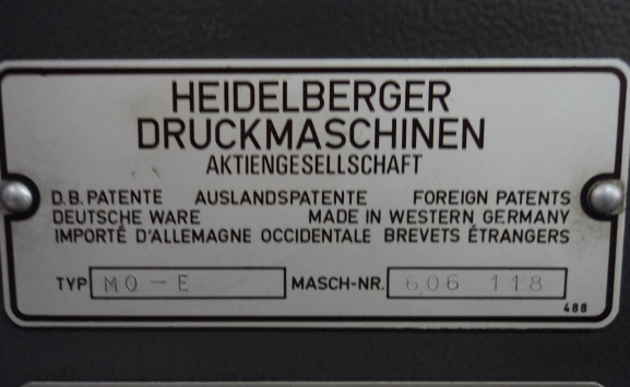HEIDELBERG MO-E OFFSET