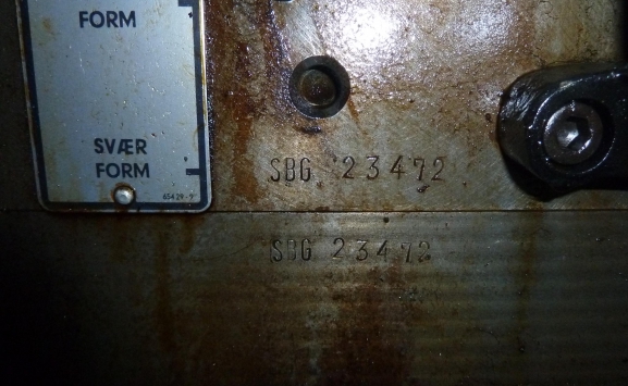 HEIDELBERG SBG CYLINDER (1963)