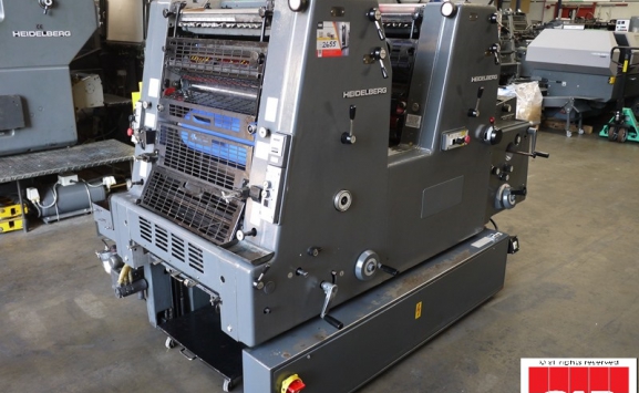 Heidelberg GTO 52 ZP 2 colour offset