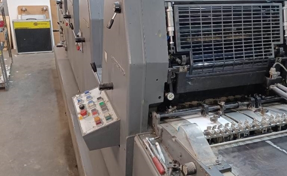 Four colour used offset printing machines Used Heidelberg GTOV 52 four ...