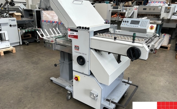 Used folder machines Used mb multimaster cas 52 fold unit to work with ...