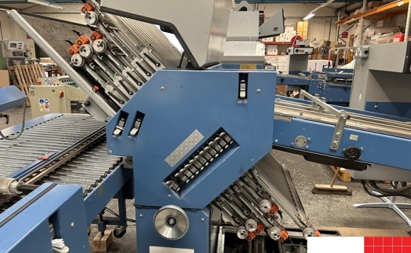 Used folder machines herzog and heymann m7.40 map folding machine for sale