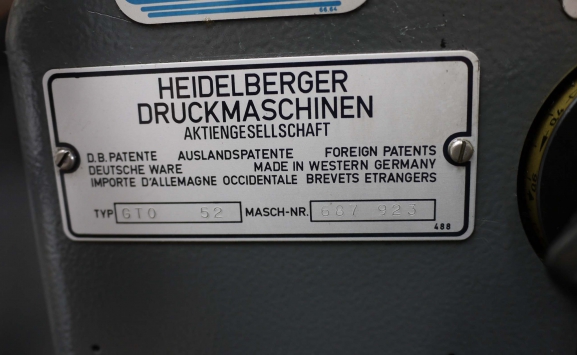 HEIDELBERG GTO 52 OFFSET FOR SALE