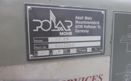 POLAR 92 EM GUILLOTINE 
