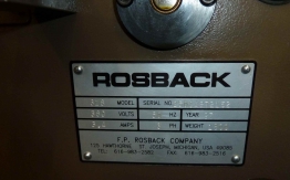ROSBACK 318 THREE KNIFE TRIMMER 
