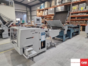 Used folder machines 2008 Palamides Delta 703 automatic banding machine for sale