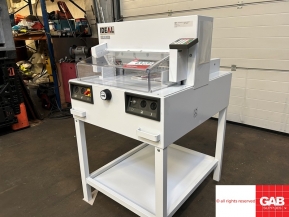 Used guillotine machines 2013 Ideal 4850-95 guillotine in excellent condition