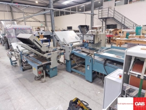 Used folder machines Cheap B1 size 16 pages paper folding machine for sale - MBO B30 4-4-4 with round pile feeder