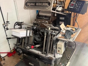 Used Other Machinery Cheap Heidelberg T Platen with goil foiling attachment for sale