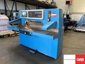Used guillotine machines Excellent Wohlenberg 92 MCS-2TV paper cutter machine for sale