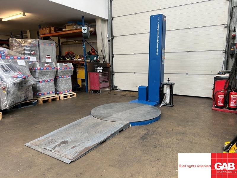 Used Other Machinery Cheap C-One Semi Automatic pallet wrapping machine ...