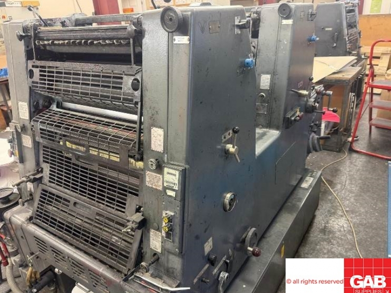 Two colour used offset printing machines Cheap Heidelberg GTO ZP 52 two ...