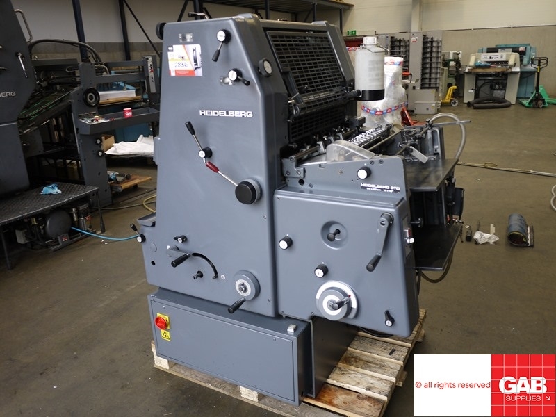 Single colour used offset printing machines heidelberg gto 46 np single ...