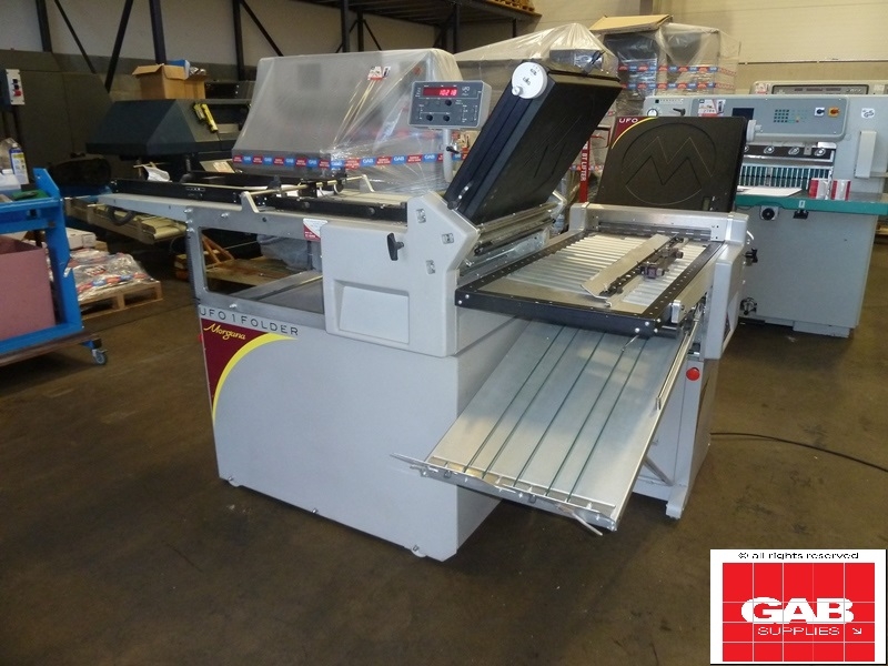Used folder machines morgana ufo 1 paper folder with cross folding unit