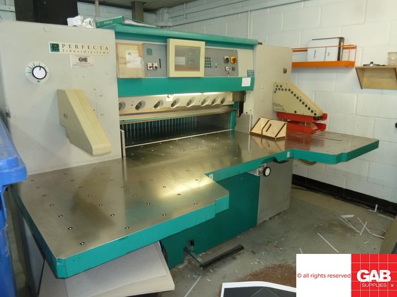 Used guillotine machines perfecta 115 TVC guillotine for sale