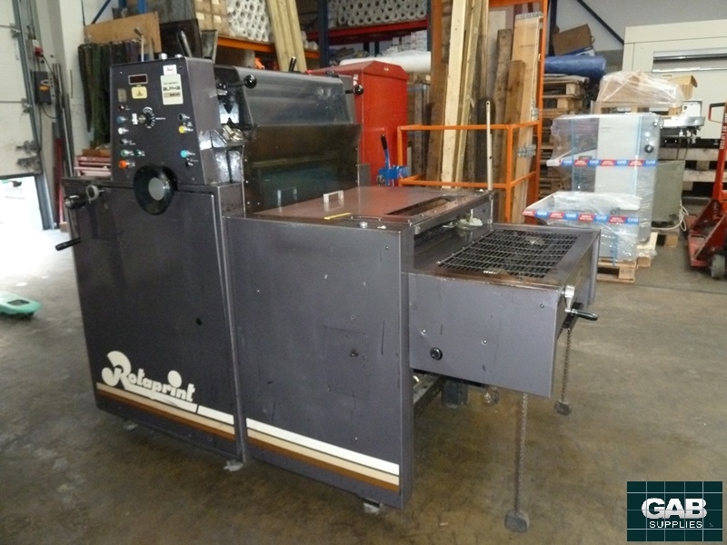 Single colour used offset printing machines ROTAPRINT ALPHA 95 NP OFFSET
